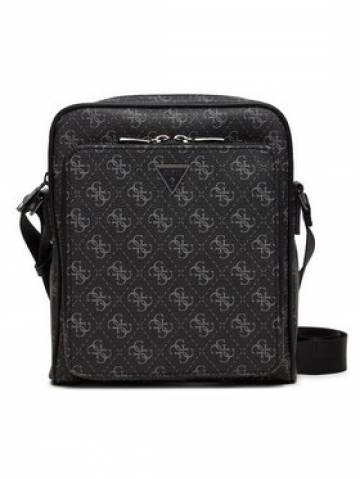 Guess Плоска сумка HMMILO P4260 Чорний Guess Плоска сумка HMMILO P4260 Чорний