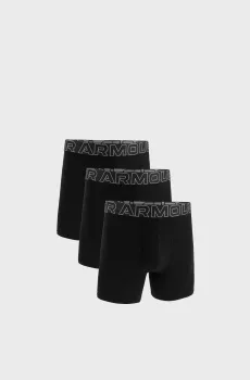 Мужские черные боксеры (3 шт) M UA Perf Cotton 6in Черный L Under Armour 1383889-001