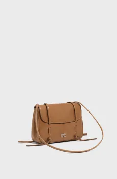 Женская коричневая кожаная сумка Коричневый ONESIZE Bimba Y Lola 262BBAJ3B.10108
