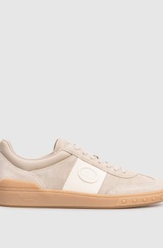 Бежевые комбинированные кроссовки Upvillage