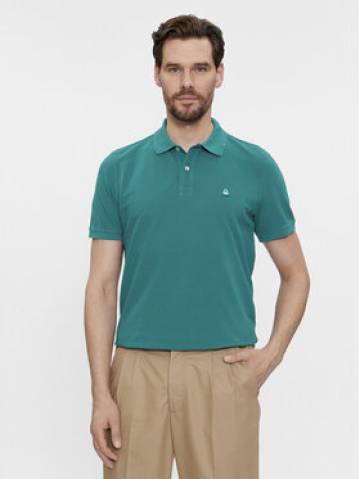 United Colors Of Benetton Поло 3089J3179 Зелений Regular Fit United Colors Of Benetton Поло 3089J3179 Зелений Regular Fit
