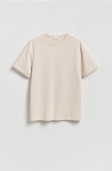 Reserved - Футболка regular fit з модалом - бежевий - 832JM-08X