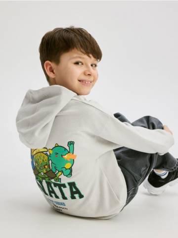 Reserved - BOYS` JOGGING TOP - кремовий - 402CJ-01X Reserved - BOYS` JOGGING TOP - кремовий - 402CJ-01X