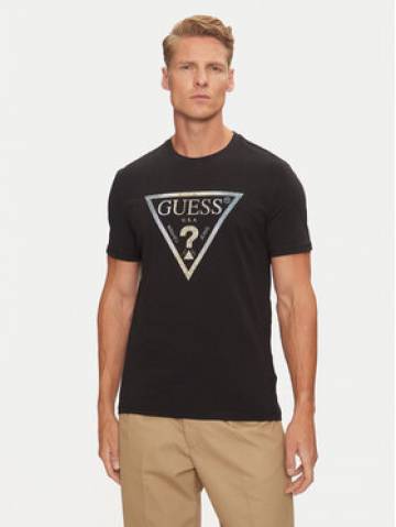 Guess Футболка M4BI35 J1314 Чорний Slim Fit Guess Футболка M4BI35 J1314 Чорний Slim Fit