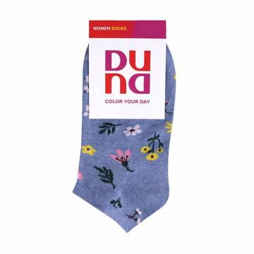 Носки женские Duna 3372 короткие, светлый джинс, размер 23-25 Носки женские Duna 3372 короткие, светлый джинс, размер 23-25