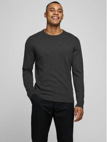 Jack&Jones Светр Basic 12137190 Сірий Regular Fit Jack&Jones Светр Basic 12137190 Сірий Regular Fit