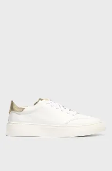 Женские белые кожаные сникерcы Белый 39 Respect 21301-A1 WHITE