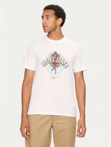 Jack&Jones Футболка Coconut Skull 12255192 Білий Standard Fit Jack&Jones Футболка Coconut Skull 12255192 Білий Standard Fit