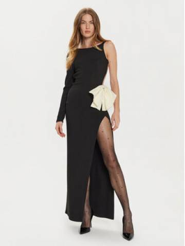 Eleh Вечірня сукня E00307 Чорний Slim Fit Eleh Вечірня сукня E00307 Чорний Slim Fit