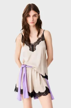 Женский бежевый топ Бежевый 34 MAJE MFPTO01386_Beige