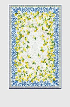 Белая скатерть Cetara из льна