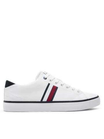 Tommy Hilfiger Кросівки Th Hi Vulc Low Stripes Mesh FM0FM04946 Білий Tommy Hilfiger Кросівки Th Hi Vulc Low Stripes Mesh FM0FM04946 Білий