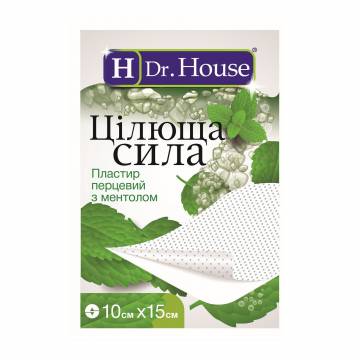 Пластырь перцовый Dr. House Целебная сила, с ментолом, 10*15 см Пластырь перцовый Dr. House Целебная сила, с ментолом, 10*15 см