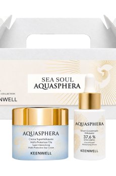 Увлажняющий набор для лица Keenwell Sea Soul Aquasphera (крем, 80 мл + сыворотка, 30 мл)