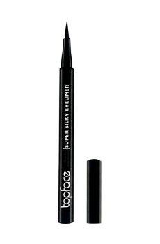Подводка-фломастер для глаз волостойкая TopFace Super Silky Eyeliner, черная, 1 мл