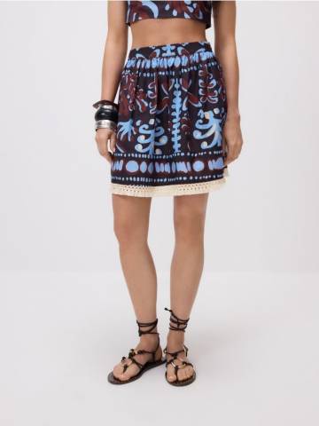 Reserved - Спідниця міні - різнобарвний - 738II-MLC