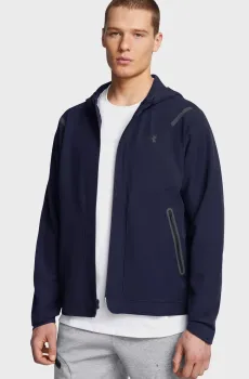 Мужская темно-синяя ветровка UA Unstoppable Jacket LC Синий L Under Armour 1389354-410