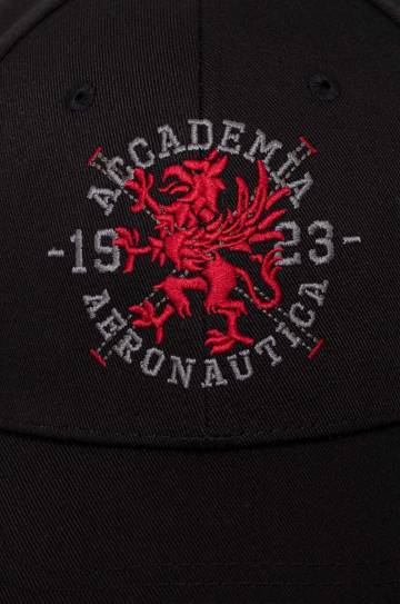 Кепка Aeronautica Militare цвет чёрный с аппликацией Кепка Aeronautica Militare цвет чёрный с аппликацией
