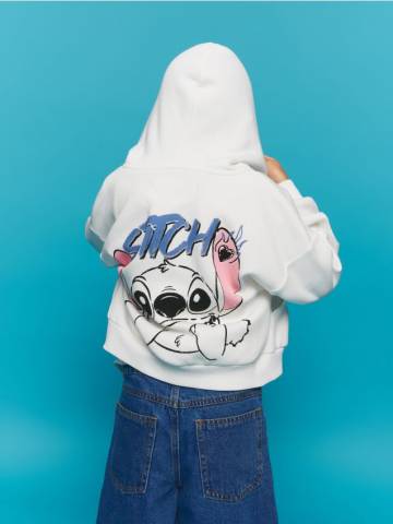 Reserved - Світшот Lilo & Stitch - бежевий - 601GT-08X Reserved - Світшот Lilo & Stitch - бежевий - 601GT-08X