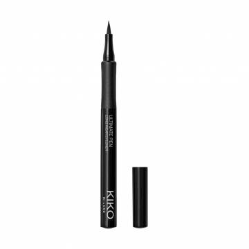 Стойкий лайнер для глаз Kiko Milano Ultimate Pen Eyeliner 01 Black, 1 мл Стойкий лайнер для глаз Kiko Milano Ultimate Pen Eyeliner 01 Black, 1 мл