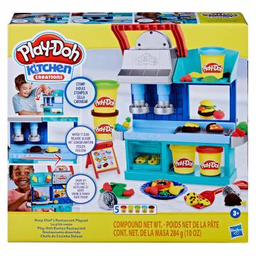 Набір для творчості Play-Doh Kitchen Creations Ресторан шеф-кухаря (F8107) Набір для творчості Play-Doh Kitchen Creations Ресторан шеф-кухаря (F8107)