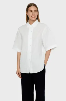 Женская белая рубашка WCSHRT 024 Белый S PRPY PWSHRKALUA02401