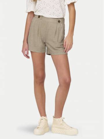 JDY Шорти з тканини Birdie Geggo 15320995 Бежевий Regular Fit JDY Шорти з тканини Birdie Geggo 15320995 Бежевий Regular Fit