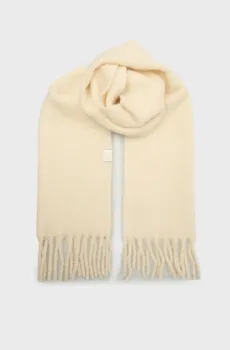 Женский белый шарф TH FLUFFY SCARF Белый ONESIZE Tommy Hilfiger AW0AW16652