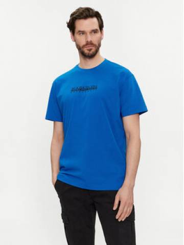 Napapijri Футболка NP0A4H8S Голубий Regular Fit Napapijri Футболка NP0A4H8S Голубий Regular Fit