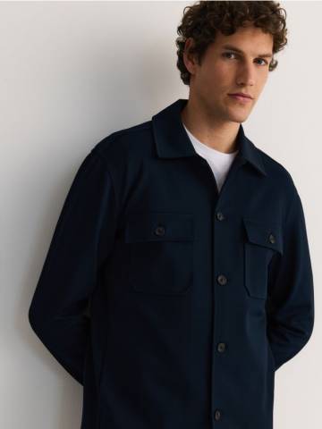 Reserved - Гладка сорочка regular fit - темно-синій - 9453N-59X Reserved - Гладка сорочка regular fit - темно-синій - 9453N-59X