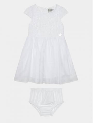 Guess Елегантне плаття A4RK01 WFYM0 Білий Regular Fit Guess Елегантне плаття A4RK01 WFYM0 Білий Regular Fit