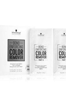 Уценка! Средство для удаления искусственного пигмента с волос Schwarzkopf Professional Bond Enforcing Color Remover, 10*30 г
