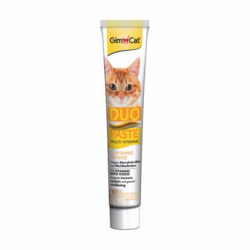 Паста для кошек GimCat Duo Paste Multi-Vitamin 12 витаминов и сыр, 50 г Паста для кошек GimCat Duo Paste Multi-Vitamin 12 витаминов и сыр, 50 г