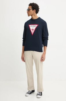 Хлопковый свитер Guess Jeans