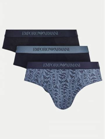 Emporio Armani Underwear Набір з 3 пар сліпів 111624 4F722 75536 Cиній Emporio Armani Underwear Набір з 3 пар сліпів 111624 4F722 75536 Cиній