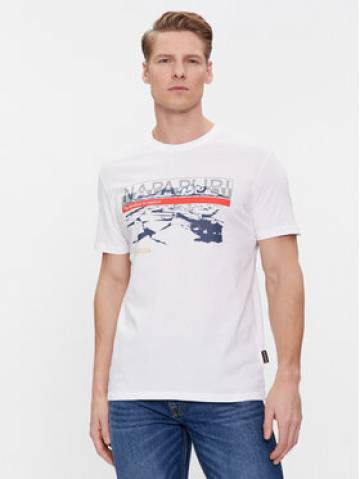 Napapijri Футболка Forsteri NP0A4HM6 Білий Regular Fit Napapijri Футболка Forsteri NP0A4HM6 Білий Regular Fit