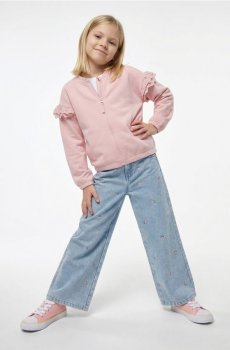 Широкі джинси - синій