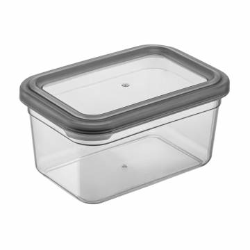 Контейнер Idea Home Soft Box Grey с крышкой, 1.1 л (00963)