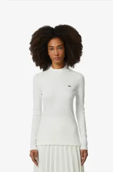 Женская белая футболка Белый 42 Lacoste TF127970V