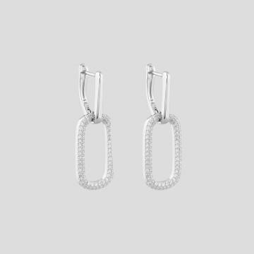 Серебряные серьги Minimal 9520359б Серебряные серьги Minimal 9520359б