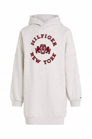 Детское платье Tommy Hilfiger цвет серый mini oversize