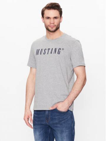 Mustang Футболка Alex 1013221 Сірий Regular Fit Mustang Футболка Alex 1013221 Сірий Regular Fit