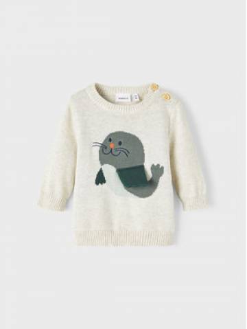 NAME IT Светр 13209866 Сірий Regular Fit NAME IT Светр 13209866 Сірий Regular Fit
