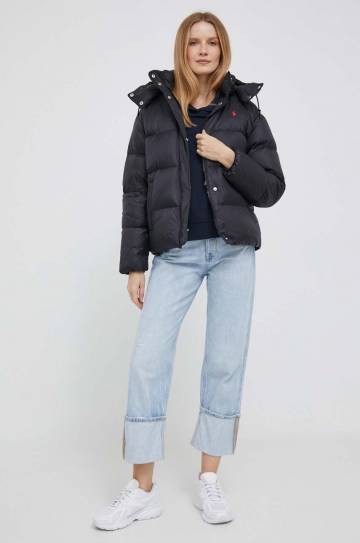 Кофта Tommy Hilfiger женская цвет синий с капюшоном однотонная Кофта Tommy Hilfiger женская цвет синий с капюшоном однотонная