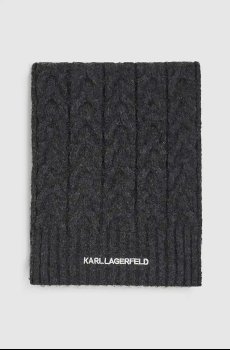 Шарф с примесью шерсти Karl Lagerfeld K/ESSENTIAL