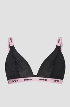 Женский черный бюстгальтер Черный L HUGO 50508511;002