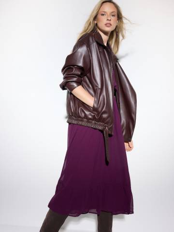 Mohito - Куртка-байкер - червоне дерево - 383HR-93X