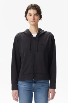 Женская черная толстовка Черный 38 Lacoste SF2605031