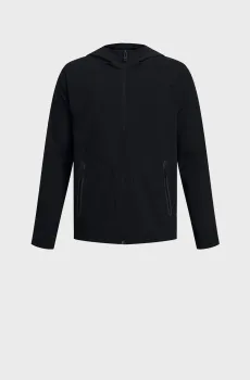 Детская черная ветровка UA B Unstoppable Full Zip Черный 8 Under Armour 1383126-001