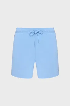 Мужские голубые плавательные шорты с узором MEDIUM DRAWSTRING Голубой L Tommy Hilfiger UM0UM03732